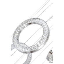 Natalie Iron & Crystal LED 9 Light Pendant